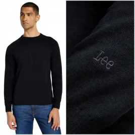lee-clean-raglan-sweater-black-dopasowany-czarny-sweter-bawelniany-meski-xl
