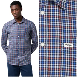 wrangler-1-pkt-poplin-shirt-dark-blue-koszula-bawelniana-meska-w-krate-l