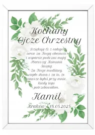 podziekowanie-ramka-prezent-dla-ojca-chrzestnego-na-komunie-w-ramce