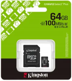 karta-pamieci-microsd-64gb-kingston-canvas-select-plus-microsdxc-c10-uhs-1