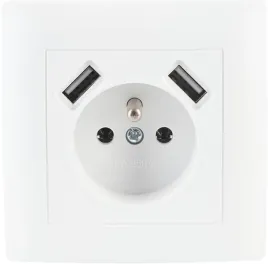 gniazdo-pojedyncze-z-uziemieniem-z-usb-vcx-wesa-lc-13a-bialy