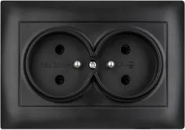 gniazdo-podwojne-z-uziemieniem-vcx-wesa-lc-16-czarny