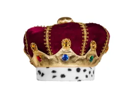 czapka-krola-bordowa-dla-dziecka-1-szt