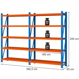 regal-magazynowy-5-polkowy-mega-m-fortis-light-h-200-cm-l-3925-cm-g-50-cm