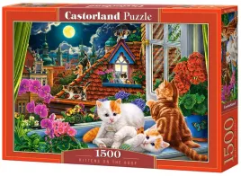 puzzle-z-kotami-bawiacymi-sie-w-bajkowej-scenerii-castorland-1500-elementow