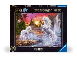 puzzle-500-elementow-swiecace-w-ciemnosci-jednorozce-nad-rzeka