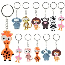 brelok-do-kluczy-gumowe-zwierzeta-zwierze-12-sztuk