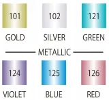 kuretake-pisaki-dwustronne-dot-metallic-6-kol-stan-nowy