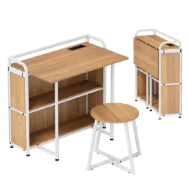 skladane-biurko-z-taboretem-biurko-z-skladanym-blatem-90-x-55-x-83-cm