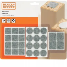 black-decker-podkladki-meblowe-filcowe-28-szt-szare-ochrona-podlog