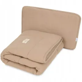 kolderka-i-poduszka-muslinowa-135x100-40x60-cm-cappuccino-baby-matex