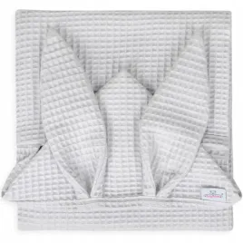 reczniczek-z-kapturkiem-wafel-bunny-70x140-cm-jasny-szary-baby-matex