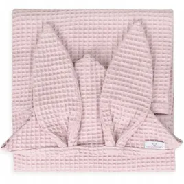 reczniczek-z-kapturkiem-wafel-bunny-70x140-cm-rozowy-baby-matex