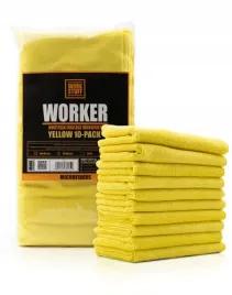 work-stuff-worker-yellow-10-pack-zestaw-10-uniwersalnych-mikrofibr-320gsm