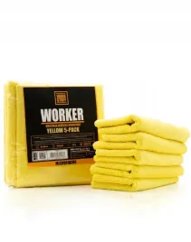 work-stuff-worker-yellow-5-pack-zestaw-5-uniwersalnych-mikrofibr-320gsm