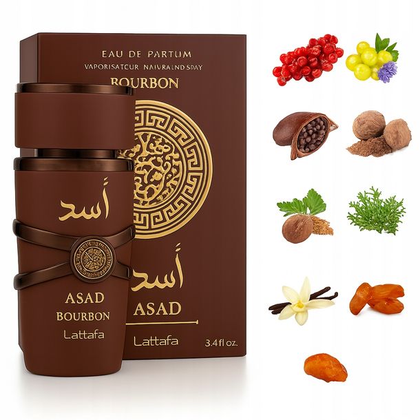 Latafa Asad Bourbon 100ml - Woda Perfumowana Męska