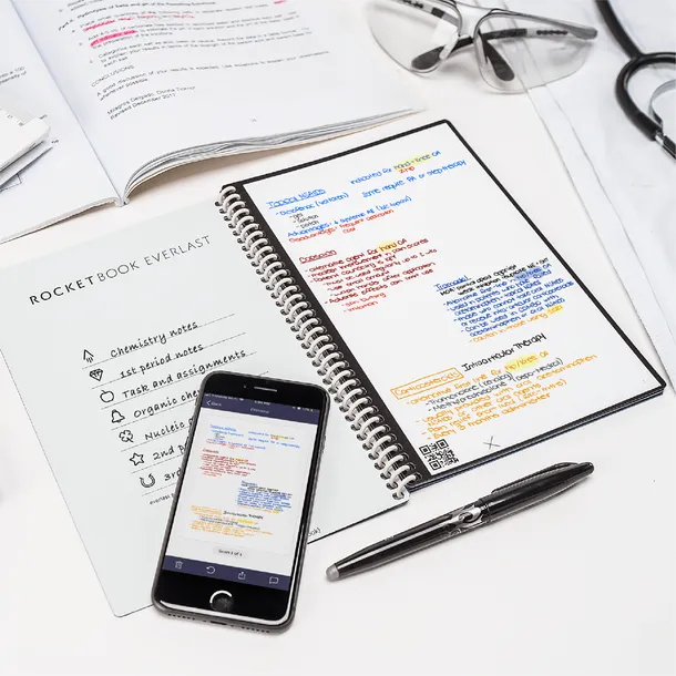 rocketbook-core-a5-notes-wielokrotnego-uzytku-aplikacja-ios-android-stan-opakowania-oryginalne