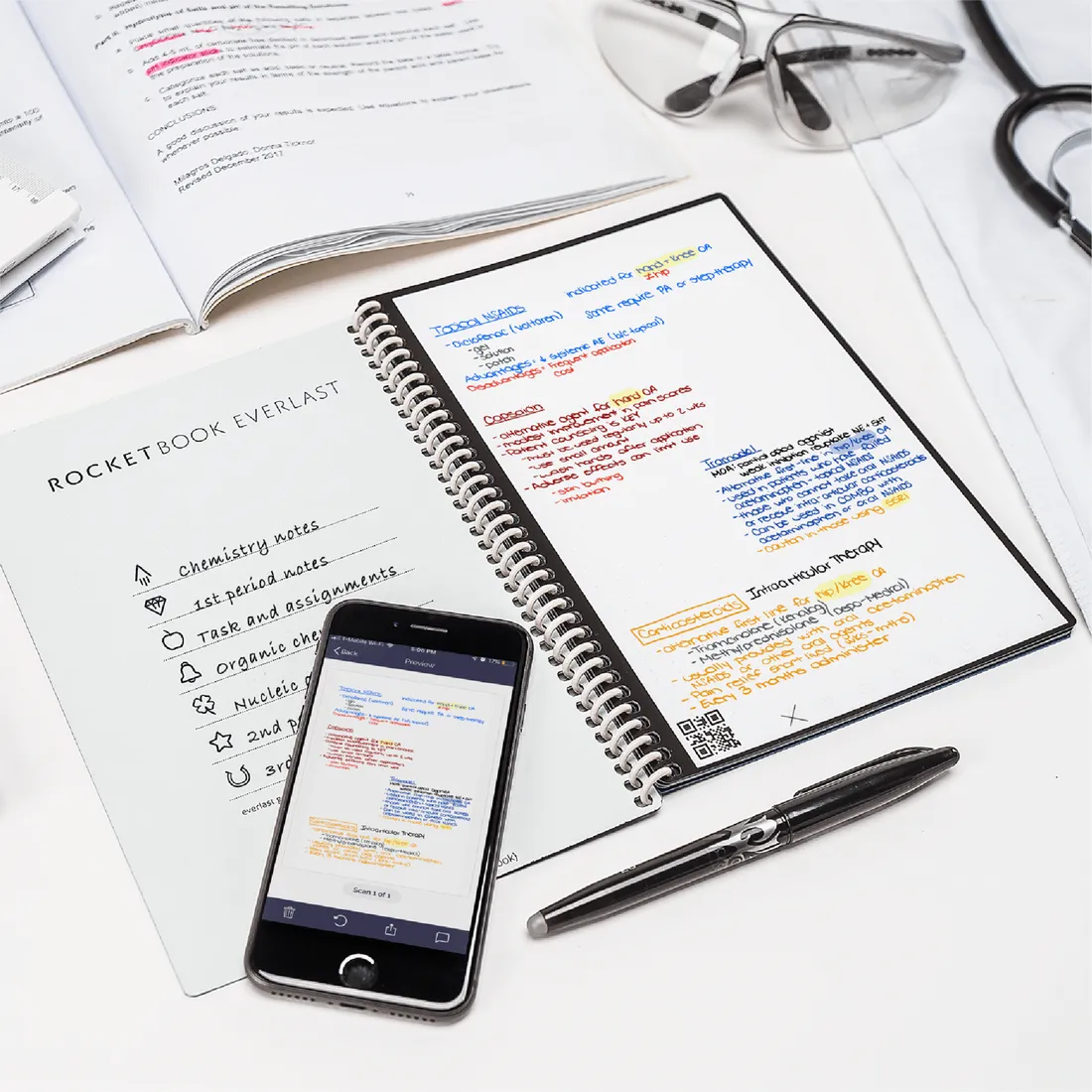 rocketbook-core-a5-notes-wielokrotnego-uzytku-aplikacja-ios-android-stan-nowy