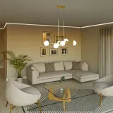 lampa-wiszaca-zlota-sufitowa-led-6x-e27-kule-klosz-mleczny-loft-stan-opakowania-oryginalne