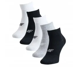 skarpety-4f-meskie-krotkie-5-pak-multikolor-sportowe-39-42