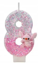 swieczka-urodzinowa-cyfra-osiem-8-stich-stitch-andzia-angel-rozowa-impreza