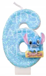 swieczka-urodzinowa-cyfra-szesc-6-stich-stitch-napis-niebieska-impreza