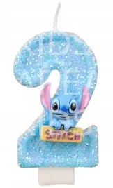 swieczka-urodzinowa-cyfra-dwa-2-stich-stitch-napis-niebieska-impreza