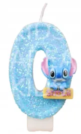 swieczka-urodzinowa-cyfra-zero-0-stich-stitch-napis-niebieska-impreza