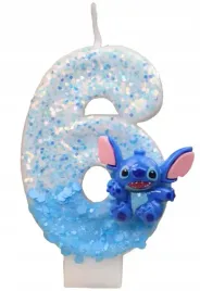 swieczka-urodzinowa-cyfra-szesc-6-stich-stitch-niebieska-impreza-urodziny