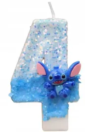 swieczka-urodzinowa-cyfra-cztery-4-stich-stitch-niebieska-impreza-urodziny
