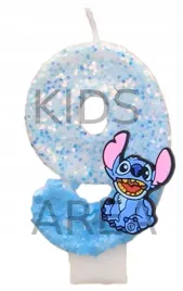 swieczka-urodzinowa-stich-stitch-aloha-cyfra-dziewiec-9-niebieska-urodziny