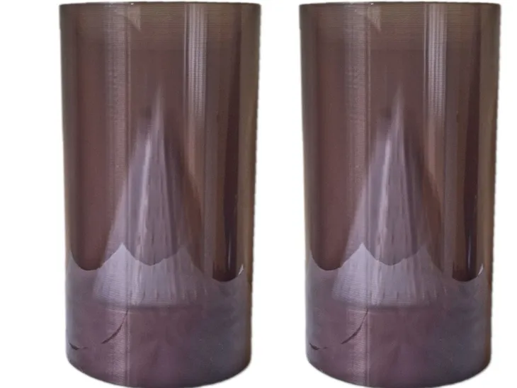 WKŁAD WKŁADY DO ZNICZY STOŻEK WULKAN ZESTAW 2 SZTUKI BIAŁY+BATERIE