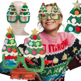 okulary-swiateczne-choinki-plastikowe-okulary-choinka-boze-narodzenie