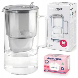 dzbanek-filtrujacy-szklany-aquaphor-glass-szary-filtr-maxfor-mg