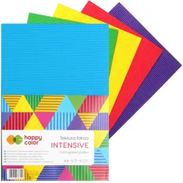 tektura-falista-deco-blok-papier-a4-happy-color-scrapbooking-5ark-intensive