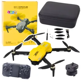 dron-d11-zdalnie-sterowany-kamera-hd-wifi-sterowanie-gestami-pilot-zolty