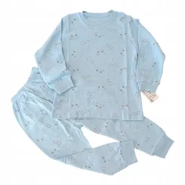 pizama-dziecieca-w-prazki-104-blekitna-bawelnian-pizama-dwuczesciowa-unisex