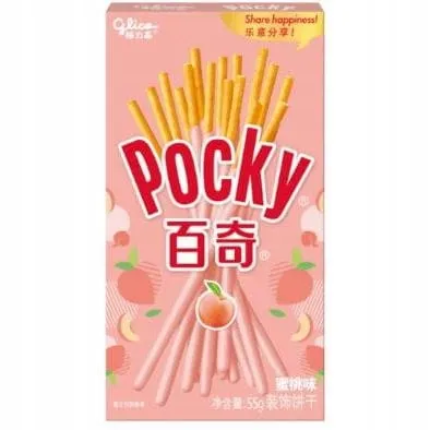 pocky-brzoskwiniowe
