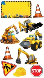 oplatek-na-tort-gruby-premium-budowa-koparka-betoniarka-napis-gratis