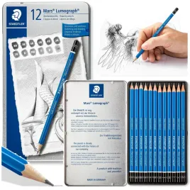 olowki-do-szkicowania-zestaw-olowkow-staedtler-mars-lumograph-12-sztuk