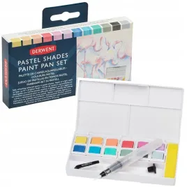 farby-akwarelowe-w-kostkach-pastelowe-derwent-12-kolorow-pedzelek