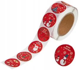 swiateczne-naklejki-na-rolce-ozdobne-500-sztuk-dpcraft-christmas-red