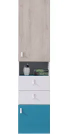regal-mlodziezowy-planet-4-45cm-bialy-dab-morski