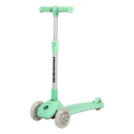 seledynowa-balansowa-hulajnoga-skladana-trojkolowa-ze-swiecacymi-kolami-led