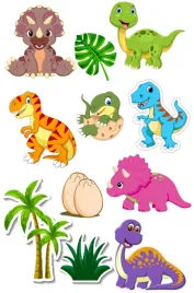 wydruk-cukrowy-na-tort-dinozaury-dinozaur-napis-gratis