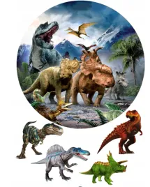 wydruk-cukrowy-na-tort-dinozaury-dinozaur-napis-gratis