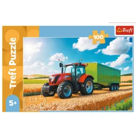 puzzle-100-maszyny-roln-traktor-z-przyczepa-16494