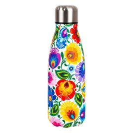 butelka-termiczna-folk-350-ml-wzory-lowickie-biala-folkstar