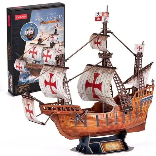cubic-fun-puzzle-3d-santa-maria-0387