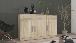 komoda-dab-sonoma-103cm-party-3d3s-grafit-biala
